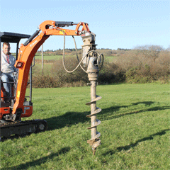 Post hole borer/ auger