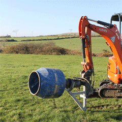 cement mixer attachment