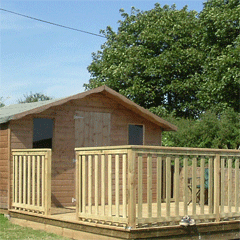 Summer House With Decking, Tufton